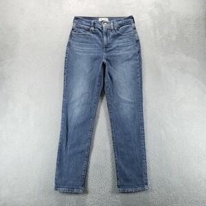 Madewell Jeans Womens 26 Blue The Perfect Vintage High‎ Rise Faded